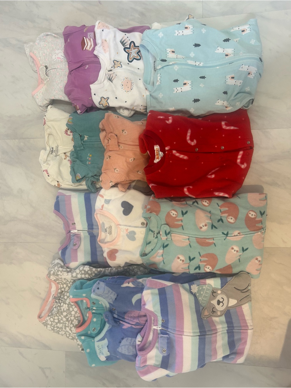 Girls 6/9 months sleepers